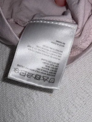 Sandy Liang Womens Y2K Crop Logo Baby Cotton Tee Size S Rhinestones Designe thumbnail 6