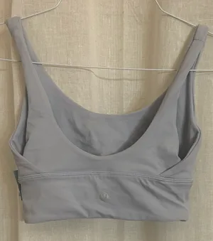 Lululemon Align Nulu Reversible Bra Pastel Blue / Heathered Pastel Blue thumbnail 4