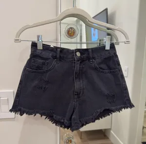 PacSun Black Jean Shorts thumbnail 1