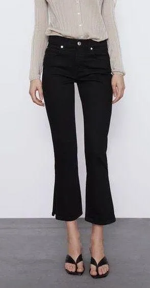 STRETCH SLIT HI RISE JEANS TRE (Size 27) thumbnail 1