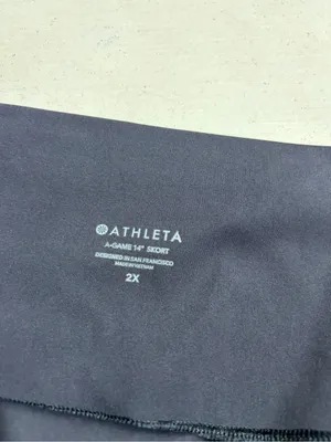Athleta a-game 14” skort Black Athletic Tennis 2X thumbnail 4