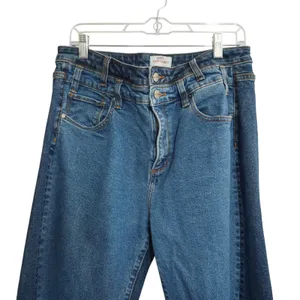 Driftwood Size 32 Cece Two Tone Wide Leg Jeans‎ Double Waist Blue Boho Ecclectic thumbnail 3