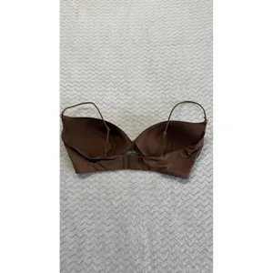 Skims Fits Everybody T-Shirt Bra 32C Cocoa Brown Underwire Padded 4414 thumbnail 3