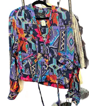 Vintage 80’s lightweight jacket/shirt size L‎ thumbnail 1
