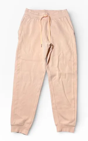 Lululemon Scuba High-Rise Jogger Peach Satin Cotton Fleece Sweatpants Size‎ 6 thumbnail 1
