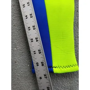Vintage O'NEILL NEON + Blue 3/2 MM Full Wetsuit Surf Zipper USA Made Sz SMALL thumbnail 9