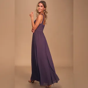 NWOT Lulus Air of Romance Dusty Purple Maxi Dress thumbnail 2