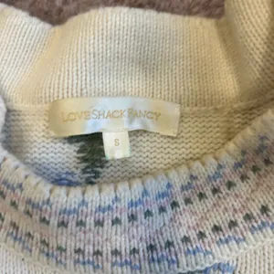 LoveShackFancy Warwick Pullover Sweater in Dew Drop Cream thumbnail 6