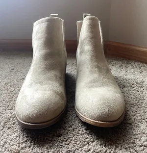 Tan Wedged Booties thumbnail 3