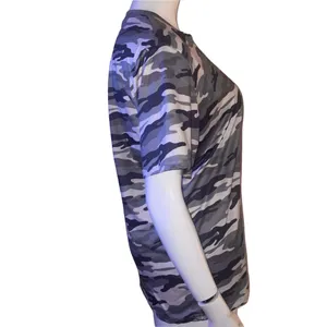 Camouflage tee with American flag breast pocket Size XL thumbnail 3