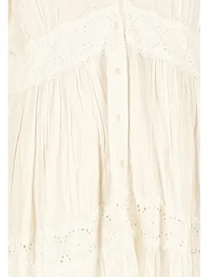 April Cornell White Cotton Maxi Dress XXL thumbnail 5