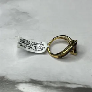 Genuine Garnet Ring Kohls Red/Gold size 7 Gold thumbnail 3