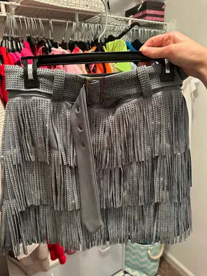 The Pants Store rhinestone fringe skirt thumbnail 2