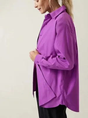 Athleta Performance Oversized Poplin Top thumbnail 2