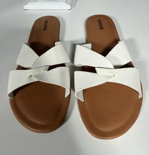 UBXRIN Womens Comfortable Flat Slide Sandals Summer Casual Slip On 10 C-1 thumbnail 1