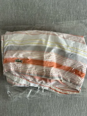 Lacoste Men’s Strip Swim Trunks Shorts Board L Made In France Sailing Club thumbnail 13