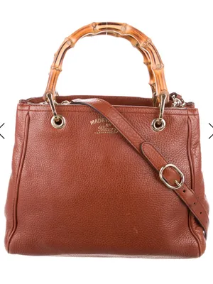 Vintage Gucci Bamboo Shopper Tote Crossbody Bag thumbnail 3