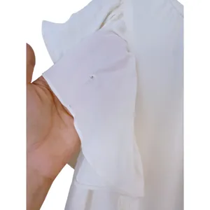 Love Shack Fancy Coquette Ruffle Tiered Maxi Dress Medium Ivory Romantic Bridal thumbnail 6