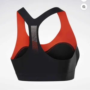 Reebok Puremove Black & Orange Sports Bra XL Athletic‎ Gym Workouts thumbnail 3