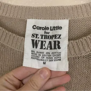 Vintage Carol Little Striped Coastal Seashell Sweater thumbnail 7