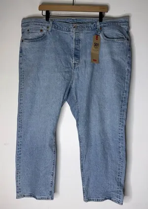 NWT 501 Cropped Denim‎ Jeans Size 22W thumbnail 1