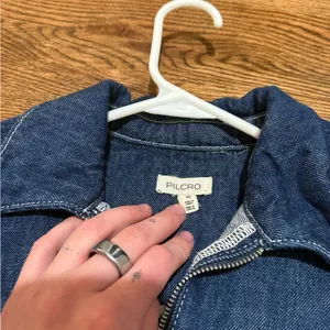 Anthropologie Pilcro Blue Denim Dress XS (oversized) thumbnail 2