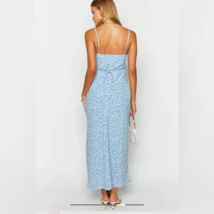 Beginning Boutique Renesmee Blue Floral Print Maxi Dress thumbnail 5