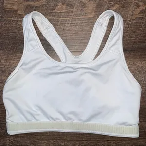 Nike Dri-Fit Sports White Bra Size Medium thumbnail 3