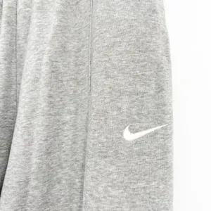 Nike Womens Heather Grey Fleece Relaxed Streetwear Jogger Sweatpants Size S thumbnail 3