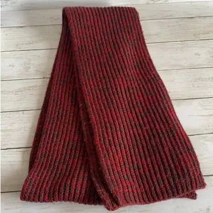 5/$25 Moda International Wool Blend Scarf‎ Red thumbnail 1