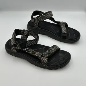 Teva Women's Sandal 9 Black Sport Hiking Water Strap Sandals Pattern‎ Outdoor thumbnail 3