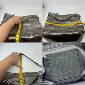 Coach Brooke Metallic Hobo Shoulder Bag thumbnail 11