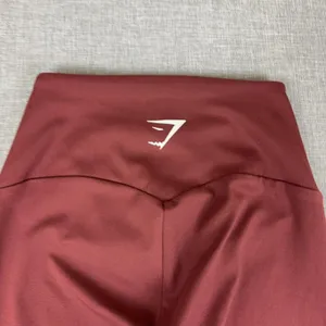 Gymshark‎ Leggings Womens XS Red Ankle Skinny Elastic Waist Yoga Gym Training thumbnail 10