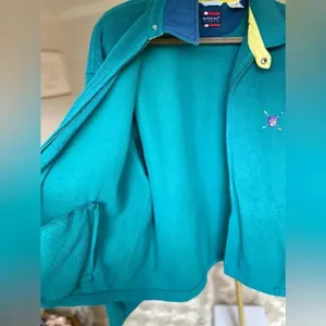 Vintage Bugle Boy Fleece Jacket Gorpcore Granola Quiet Luxury Old Money Academia thumbnail 9