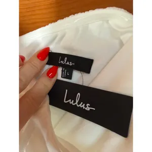 NWT Lulus Special Moment White Strapless Bustier Maxi Dress Engagement Gala Sz L thumbnail 7