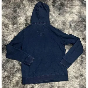 Abercrombie & Fitch Size Medium Navy Blue‎ Hoodie Pouch Hoodie. thumbnail 7