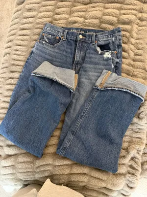 American Eagle Cuffed Jeans  thumbnail 1