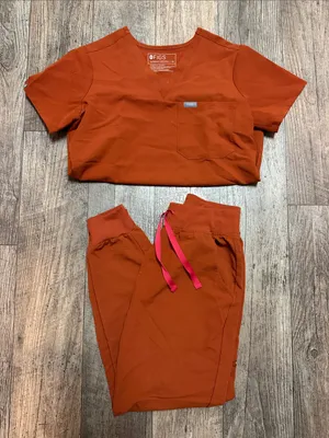 FIGS Dirty Chai Two Piece Scrub Set thumbnail 1