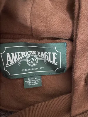 Brown American Eagle Hoodie thumbnail 2