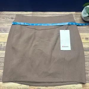 Lululemon Scuba High Rise Mini Skirt NWT Size Large (TPTC) LW8ALSS thumbnail 6