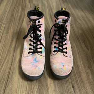 Dr. Martens Sheridan Rainbow Burst Suede Boots thumbnail 3