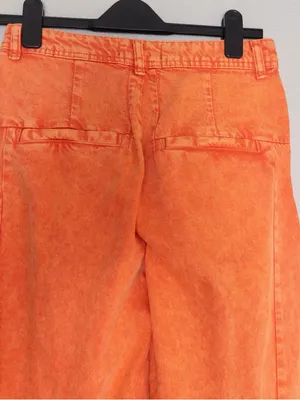 Free People We The Free Equinox Denim Jean 25 Coral Fusion Oversized Flared thumbnail 11