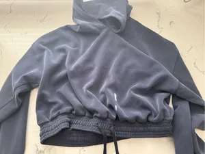 Sweaty Betty Slate Blue Hooded Pullover Sweatshirt thumbnail 1