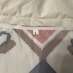 Aztec Patterned White Maxi Dress thumbnail 11