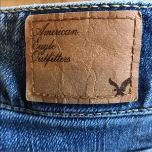 American Eagle Classic Blue Skinny Jeans with Stretch Fit thumbnail 10