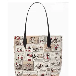 NWOT Kate Spade New York x Disney Reversible Minnie Mouse Large Tote w Wristlet thumbnail 7