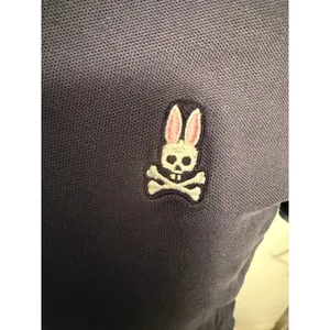 Psycho Bunny Navy Blue Short Sleeve Polo‎ Shirt Womens Size S Embroidered Logo thumbnail 4