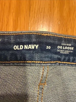 NWT Old Navy high-rise OG loose jeans size 20. thumbnail 2