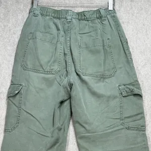 a.n.a Womens 2 Green Utility Gorpcore Military Inspired Cargo Pants thumbnail 6