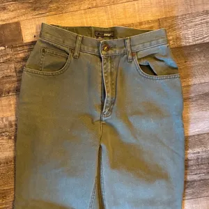 Stylish High Rise Olive Jeans / DG131 thumbnail 2